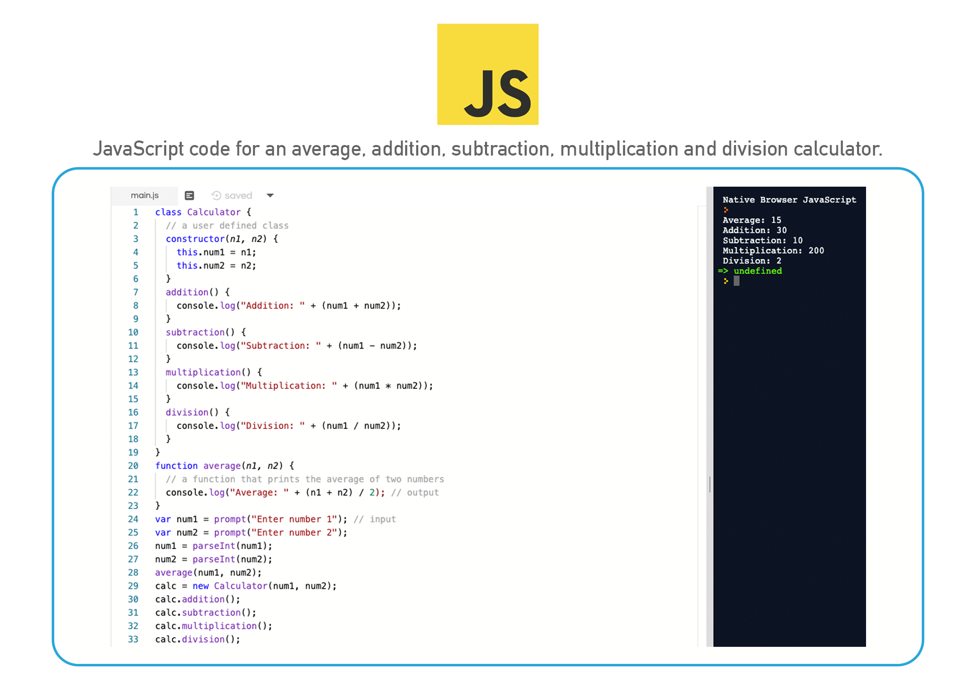 Coding for kids can also be started using Javascript programming.